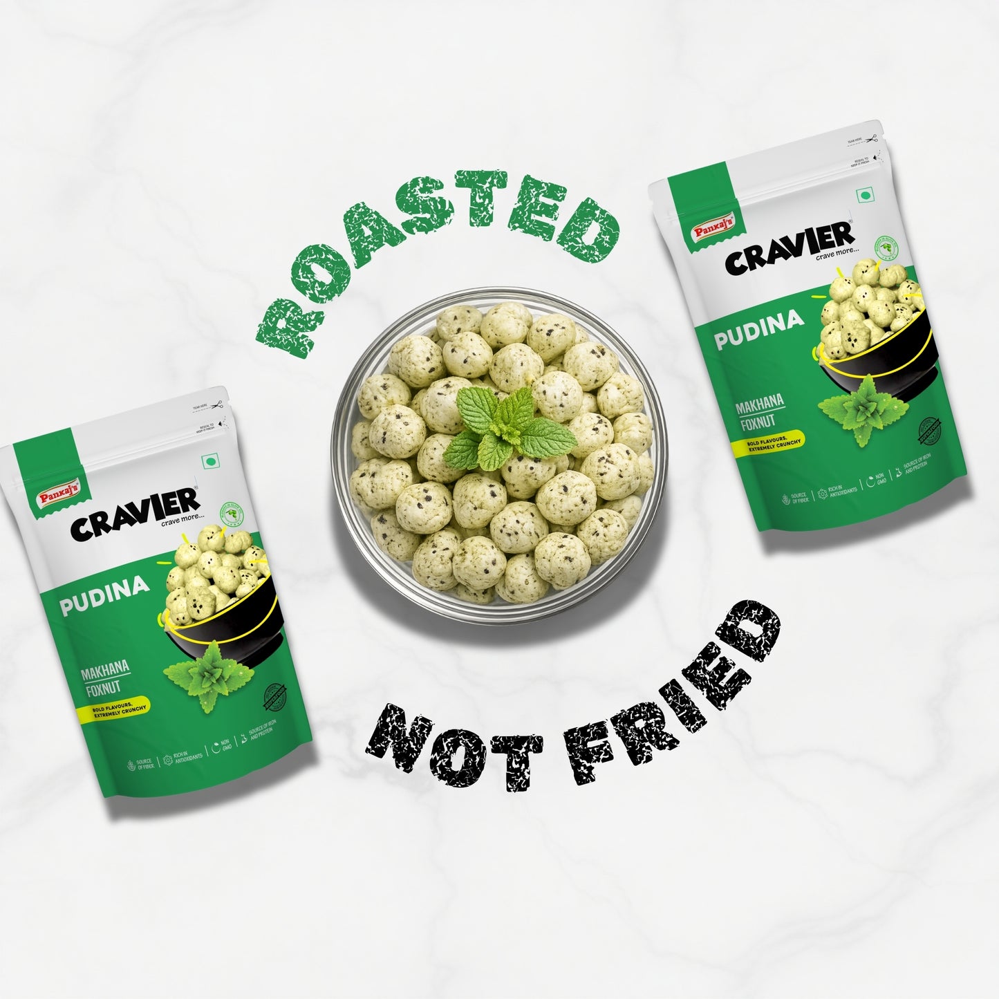 Pudina Flavor Roasted Makhana
