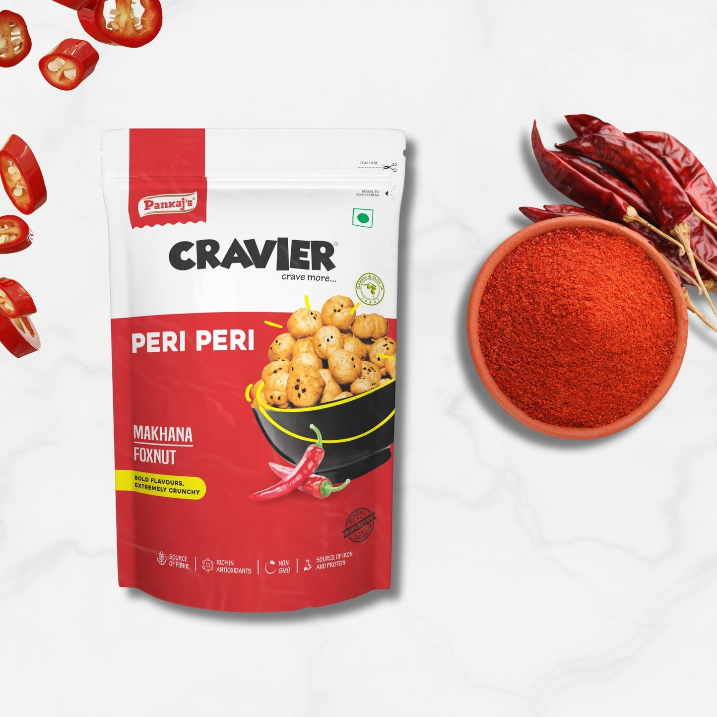 Peri Peri Flavor Roasted Makhana