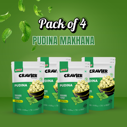 Pudina Roasted Makhana - Pack of 4